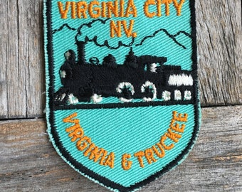 LAST ONE! Virginia City Nevada Vintage Souvenir Travel Patch from Voyager