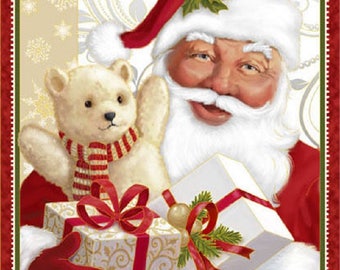 Jolly Old St. Nick Panel by Quilting Treasures