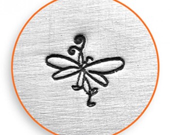 Impress Art 6mm Swirl Butterfly Metal Stamp Design Stamp Decorative Stamp