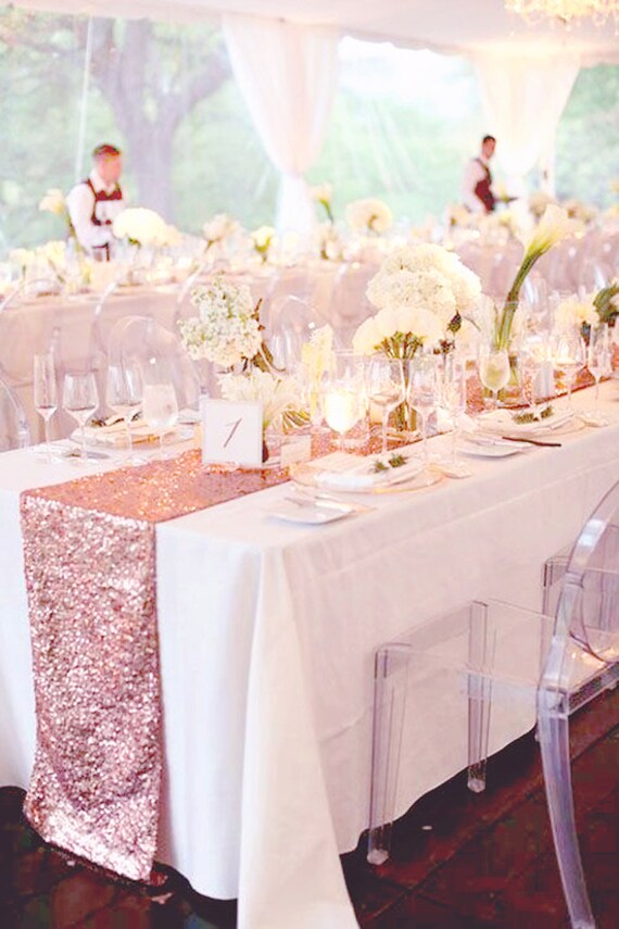 Fall iWeddingi 5ft Table iDecori iRosei iGoldi Sequin Table Runner for Fall iWeddingi 5ft Table iDecori iRosei iGoldi Sequin Table Runner for