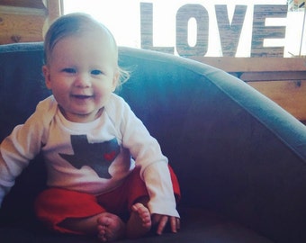 Choose Your State, Texas Baby Bodysuit, Texas Love Bodysuit, State Love Shirt