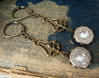 38 Special Earrings, Bullet Earrings, Dangle Earrings G10
