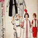 Simplicity 5263 Womens 60s Shift Dress and Sleeveless Coat Sewing Pattern Size 12 Bust 32