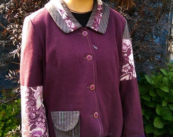 upcycled jacket size 10/12