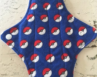 9.5" Moderate Cloth Pad Pokeball
