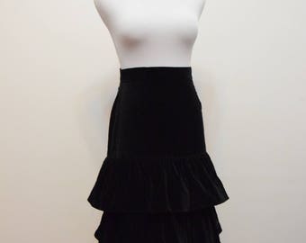 Velvet Ruffle Skirt | Memories