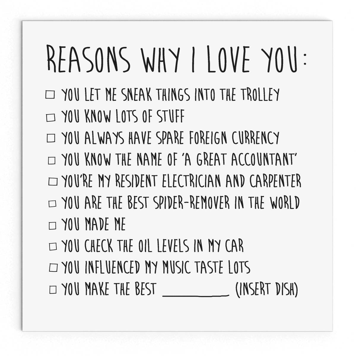Reasons why i love you dad funny cute cheeky father s