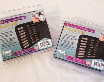 Handwritten Upper And Lower Case Letter Stamp Sets 54 Stamps