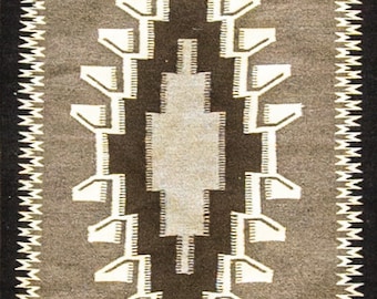 28" x 38" Charming Navajo Grey Hills Rug, #16891