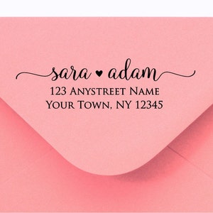 Personalized Self Inking Return Address Stamp - self inking address stamp - Custom Rubber Stamp R323