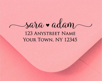 Personalized Self Inking Return Address Stamp - self inking address stamp - Custom Rubber Stamp R323