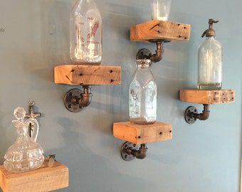 Reclaimed Barn Wood Mini Shelves