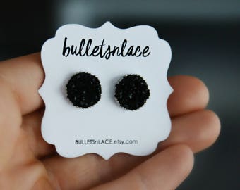 Sale Studs, Earrings, Stud Earrings, Hypoallergenic, Druzy