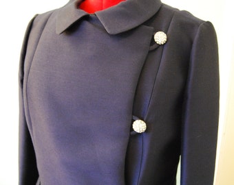 Vintage Tailored Sheath Dress & Jacket Set