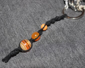 Twisted Creamsicle Keychain