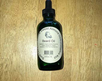 Buck Lee's All Natural Sweet Almond / Eucalyptus / Tea Tree Beard Oil 4oz