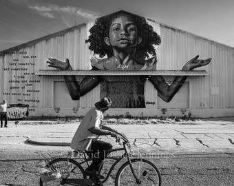 A Light in the Bywater - New Orleans 2016 - Fine Art Photograph - Street Photography - Black and White - Fine Art Print - Bywater