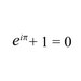 Euler's Identity Vinyl Bumper Sticker. Beautiful Math Decal. Nerd Humor, Geek Love, Unite with math stickers on your car's window