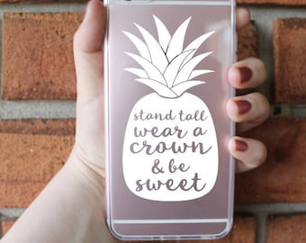 Be A Pineapple Phone Case | Pineapple Phone Case | iPhone Case | Galaxy Case | Southern Sweetheart Gifts