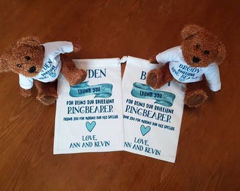 Will You Be Our Ring Bearer Teddy Bear, Ring Bearer Teddy Bear, Ring Bearer Teddy Bear, Ring Bearer Gift,
