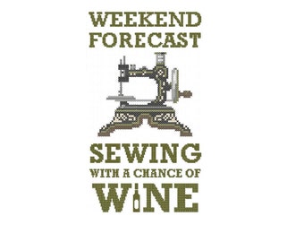 DIGITAL FILE Machine Embroidery Vintage Sewing Machine Cross Stitch Design 6x10 Six Formats