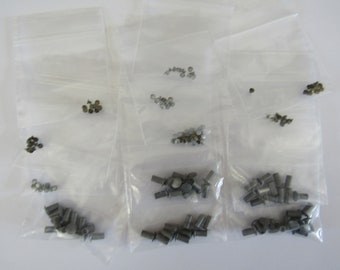 120 Aluminum Rivets, 2mm To 3.5mm, Leather, Hammered Metals, Jewelry Making Supplies, Britz Beads Supply