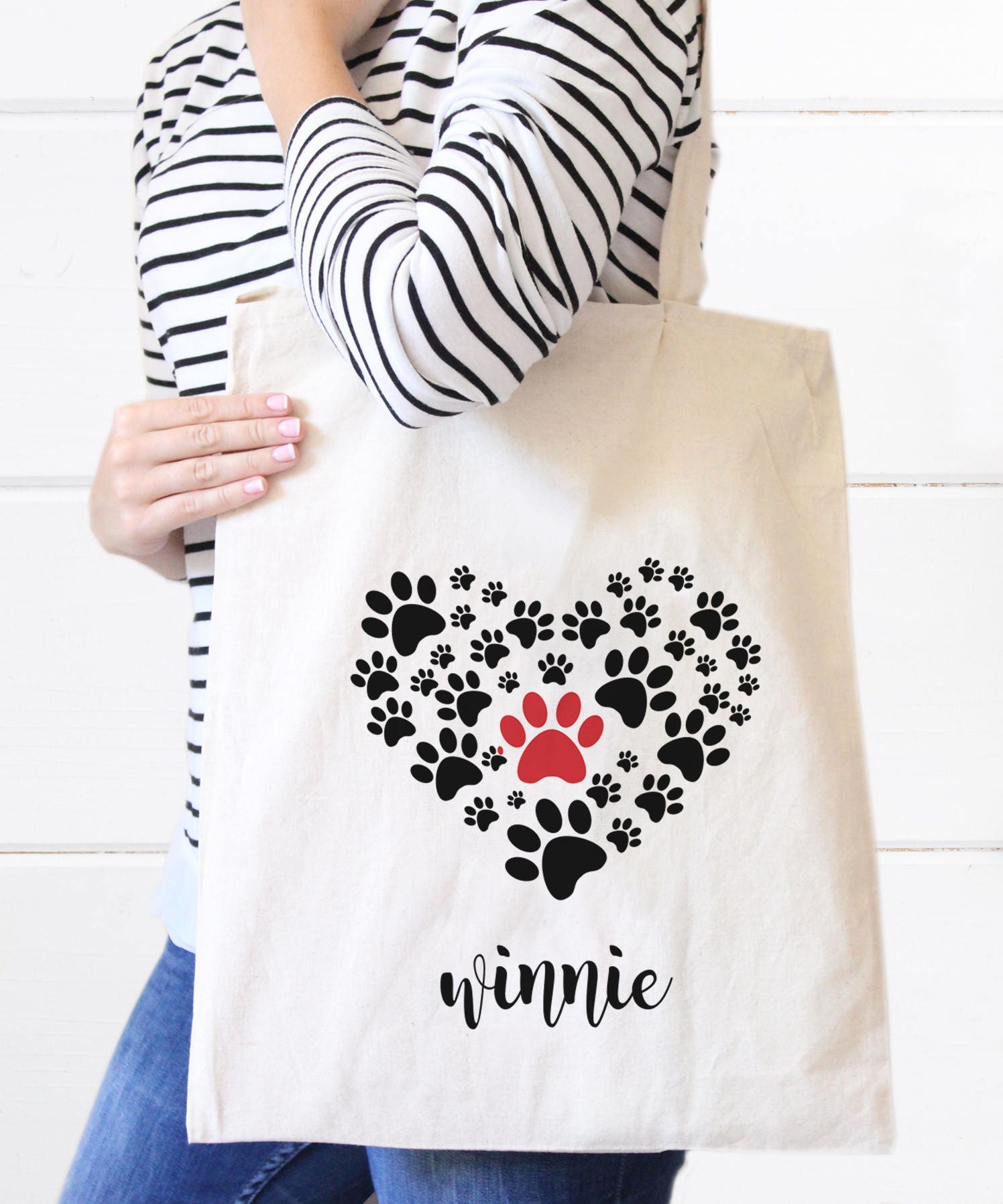 Pet Tote Bag Dog Tote Bag Fur Baby Canvas Tote bag Gifts