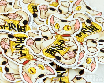 Maneki Neko Lucky Cat Sticker