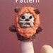 Ewok Crochet Finger Puppet Pattern, Star Wars Finger Puppet Pattern, Star Wars Crochet