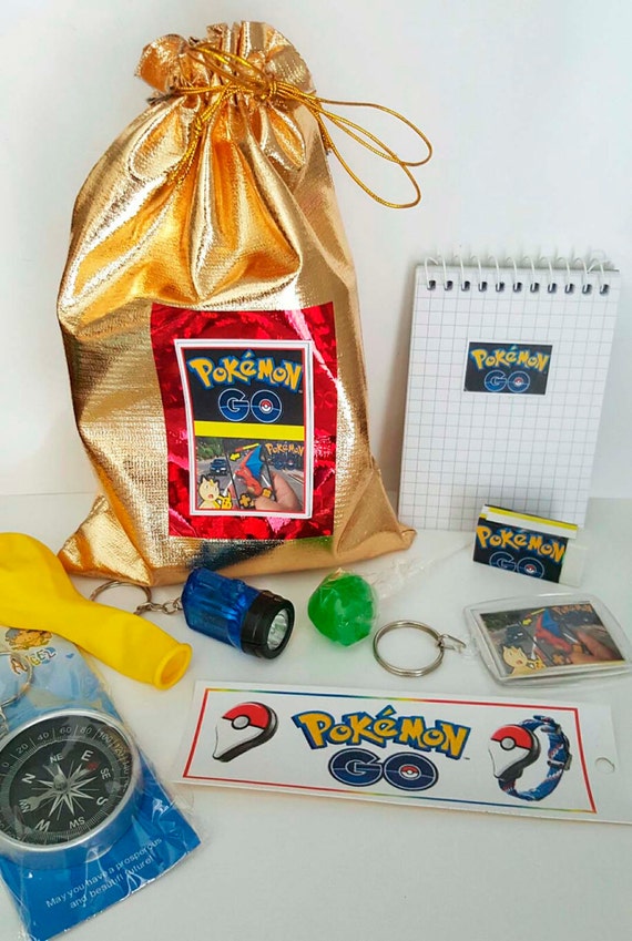 Pokemon Go loot/party bag with 8 items inside great value
