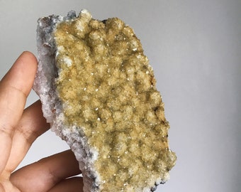 Sparkly Citrine Druzy #1