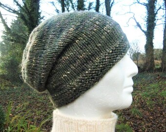 BOGLAND Knitting Pattern Easy Slouchy Beanie Pattern/ Slouch Beanie Pattern for Women Men Teens/ Simple Slouch Hat Pattern/ Knit Round