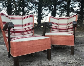 Pair of Danish armchairs 1940's
