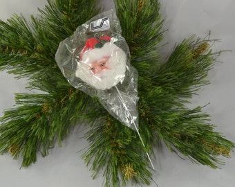 New Old Stock Floral Craft Pic Of Santa's Head Lucie Sable Imports Of Chicago