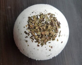 Achy Muscles - 1 large (6 oz) - Organic Bath Bomb - Gift for Her - Bath Bomb - Natural - Essential Oils - Aromatherapy