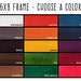 6x8 Frame, Custom Frame, 6x8 Picture Frame, Choose-A-Color, Custom Picture Frame, Photo Frame, 8x6 Photo Frame, Frame, 6x8 Photo Frame
