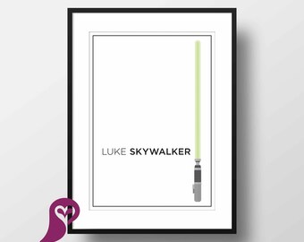 Star Wars Poster | Luke Skywalker | Galactic Empire | George Lucas | Design | Decor | Trends | Wall Art | Wall Decor | Home Decor | Digital