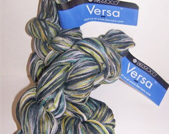 Berroco Green Versa Multi color Cotton Blend Yarn 2 skeins 3675