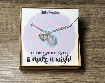 Make A Wish! - Dandelion Necklace