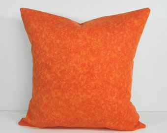 Orange Decorative Pillow Cover, Throw Pillow Cover, Cushion Cover
