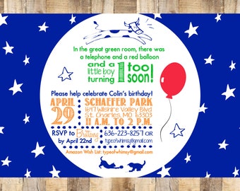 Goodnight Moon Digital Invitation - 3 Variations