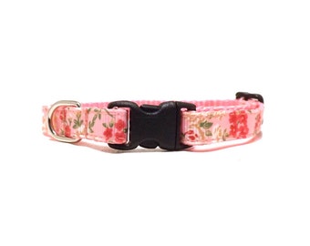 The Flower Girl - Pink | Cat Collar with Bell