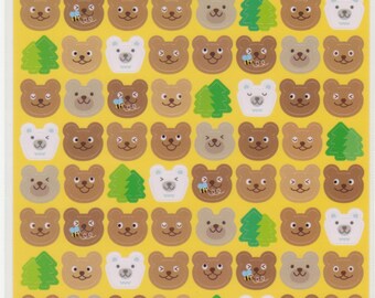 Bear Stickers - Kawaii Japanese Stickers - Reference C3638