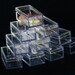 Rectangle Clear Acrylic Bead/Gem Boxes 25 Qty