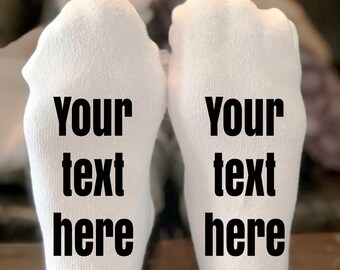 If you can read this socks | Custom Socks | Personalized Gift | Socks with sayings | if you can read this | Custom Gift | Customized Socks