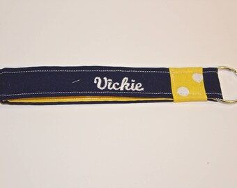 Personalized Keychain Wristlet / Key Fob