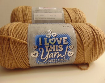 Toasted Almond - I Love This Yarn worsted weight 100% acrylic - 3012