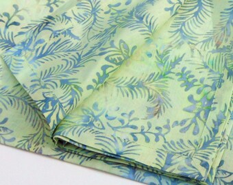 Mint Batik Napkins//Indonesian Batik Cloth Napkins//Set of 2