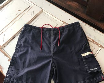 Vintage 1990’s Tommy Hilfiger Swim Trunks Bathing Suit