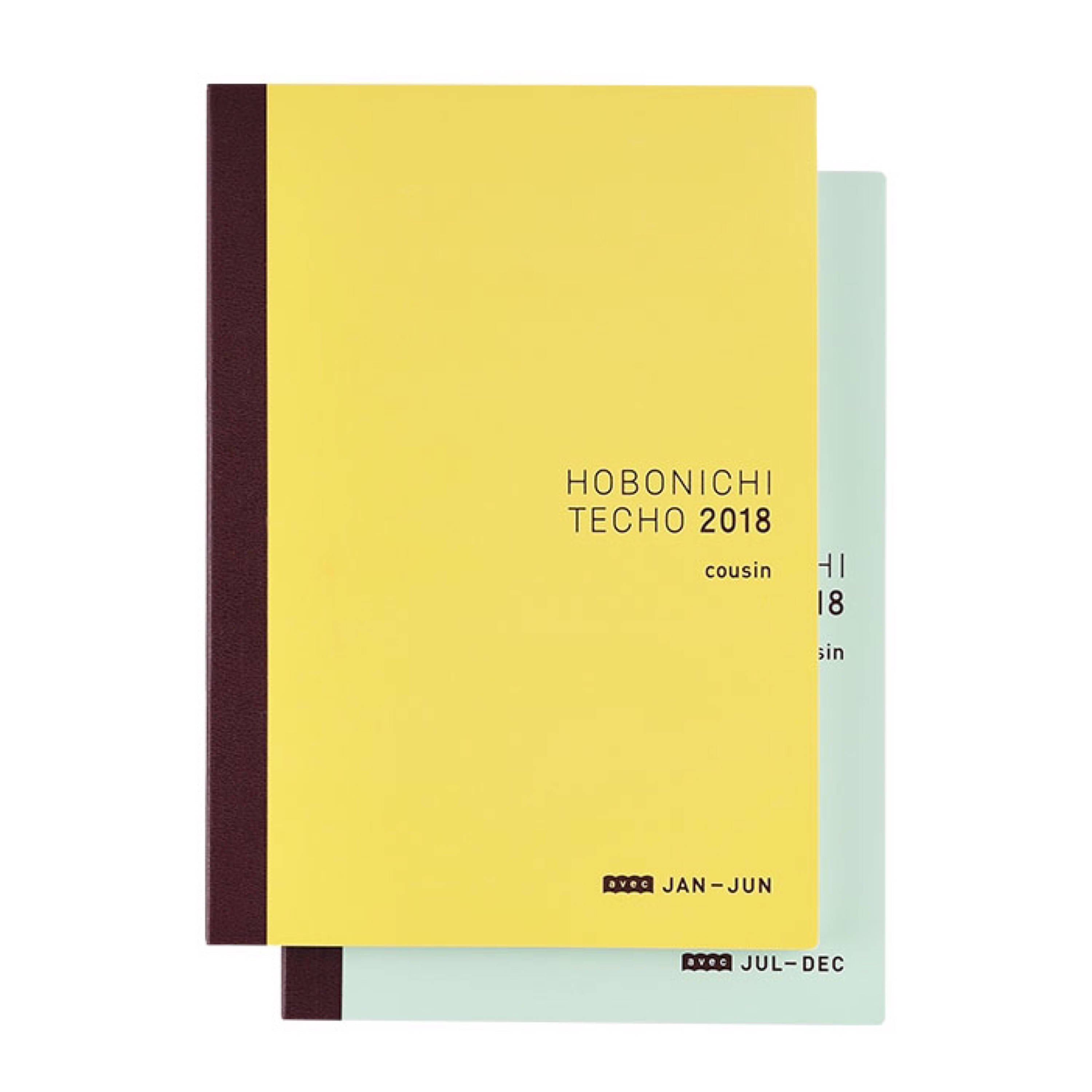 Hobonichi 2018 Techno A5/Cousin Avec Books